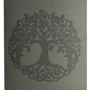 Yogamatte Baum des Lebens mit grüner Unterseite